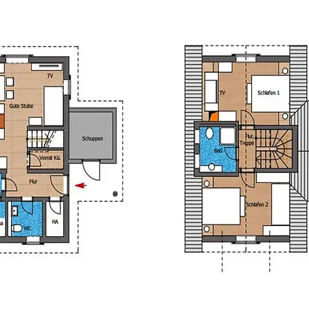 Cottages, Turf House Torfhaus
